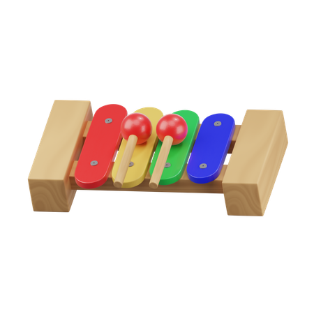 Xylophone Toy  3D Icon