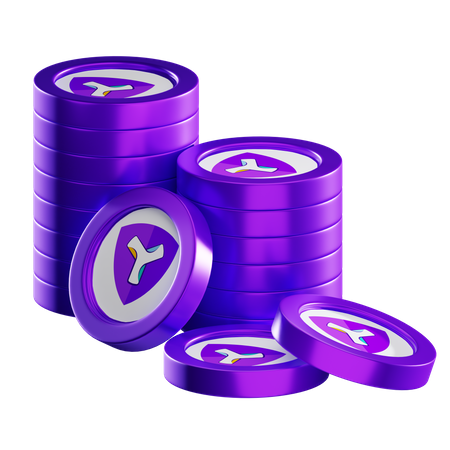 Xym Coin Stacks  3D Icon