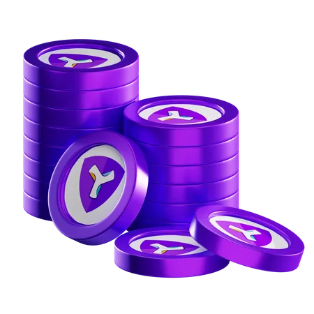 Xym Coin Stacks  3D Icon