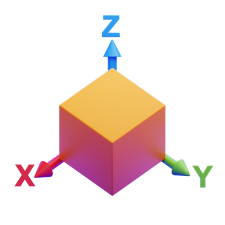 XYZ Axis  3D Icon