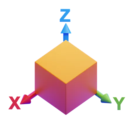 XYZ Axis  3D Icon