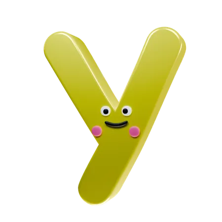 Y Alphabet  3D Icon