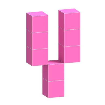 Y Alphabet  3D Icon