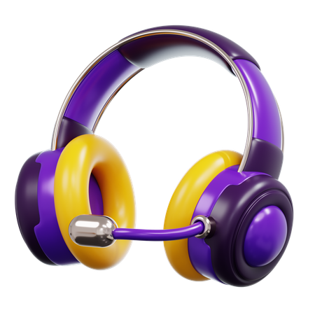 Y auriculares  3D Icon