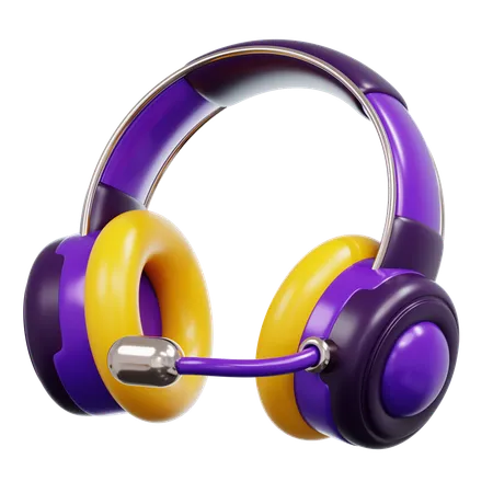 Y auriculares  3D Icon