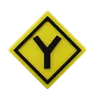 Y Intersection Sign 3D Icon