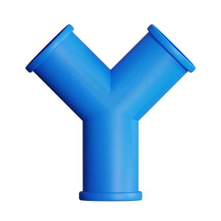 Y Joint Pipe  3D Icon