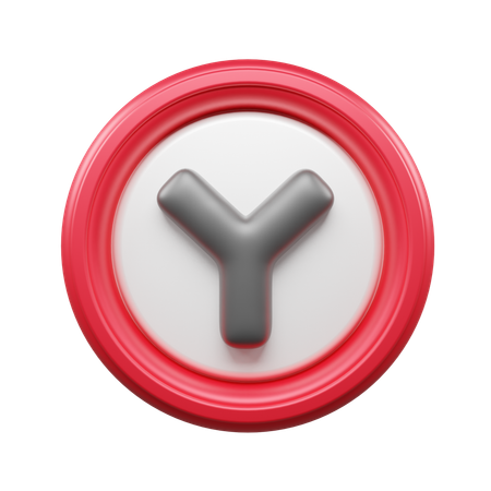 Y Junction  3D Icon