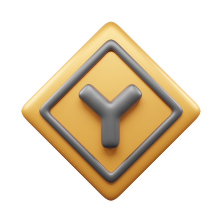 Y-Kreuzung  3D Icon