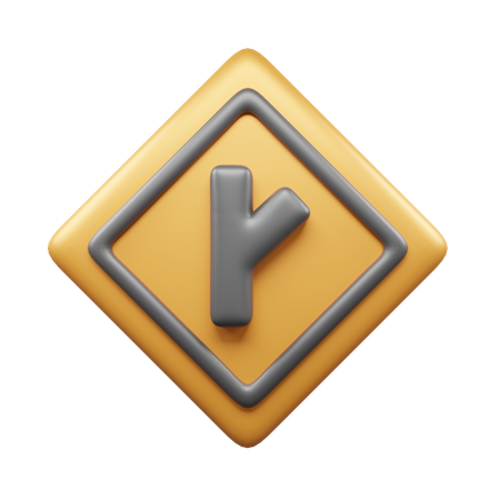 Y-Kreuzung  3D Icon