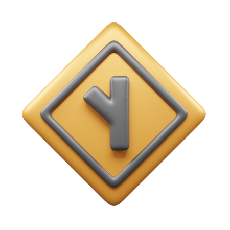 Y-Kreuzung  3D Icon