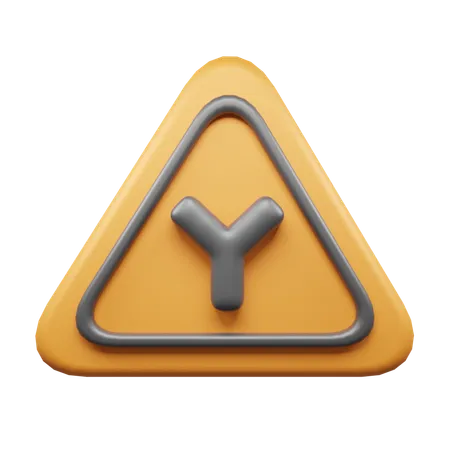 Y-Kreuzung  3D Icon