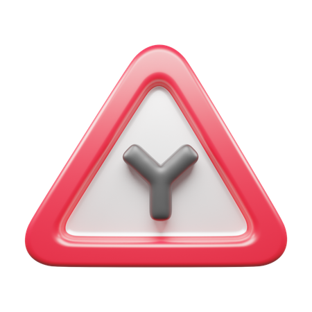 Y-Kreuzung  3D Icon