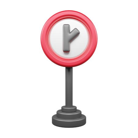 Y-Kreuzung  3D Icon