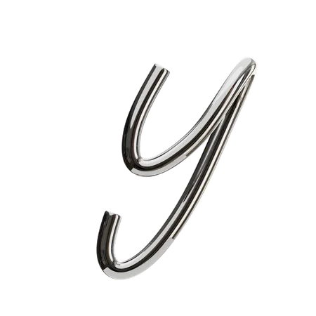 Y Letter  3D Icon