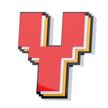Y Letter  3D Icon