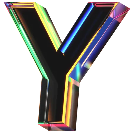Y Letter  3D Icon