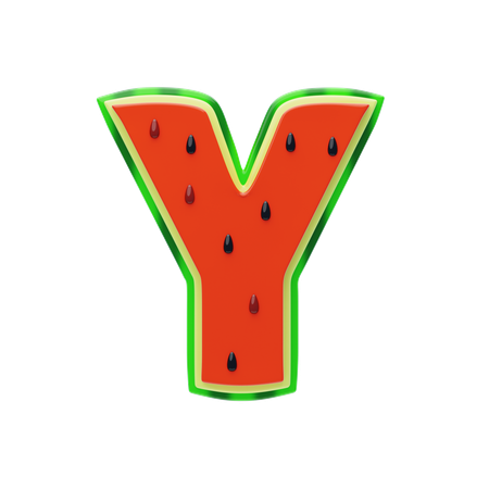Y Letter  3D Icon