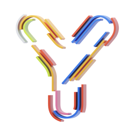 Y Letter  3D Icon