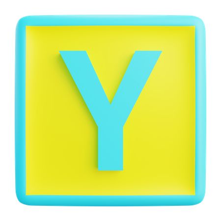 Y Letter  3D Icon