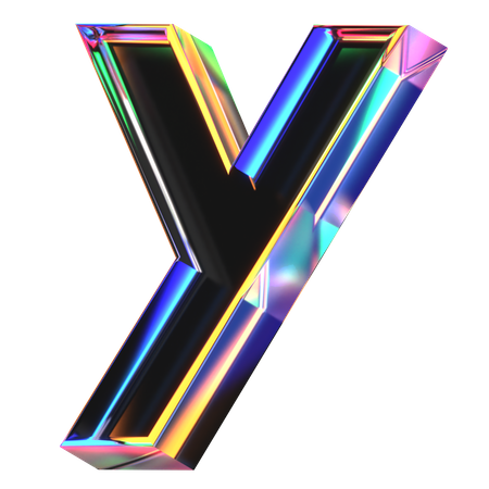 Y Letter  3D Icon