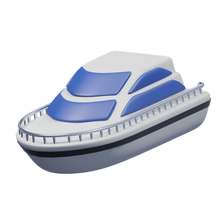Yacht  3D Icon