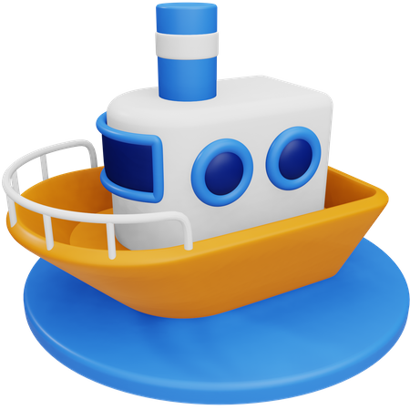 Yacht  3D Icon