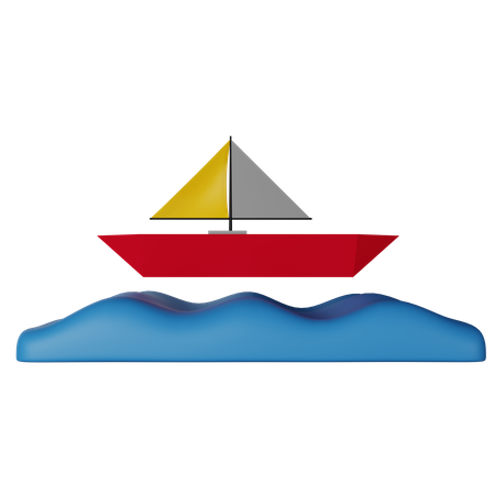 Yachting  3D Icon