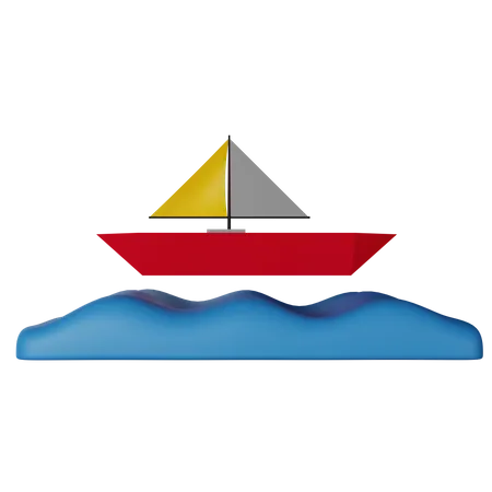 Yachting  3D Icon