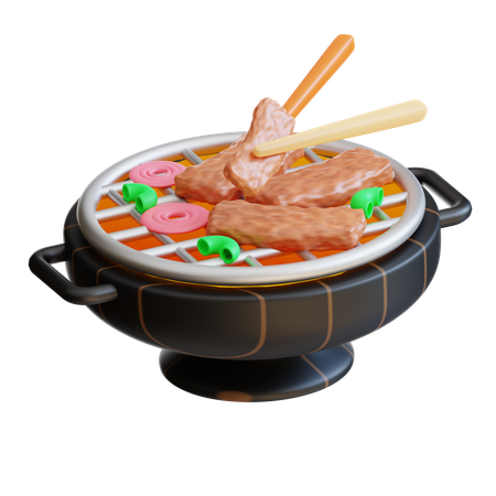 Yakiniku  3D Icon