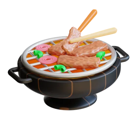 Yakiniku  3D Icon