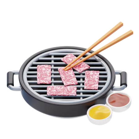 Yakiniku  3D Icon