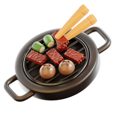 Yakiniku  3D Icon