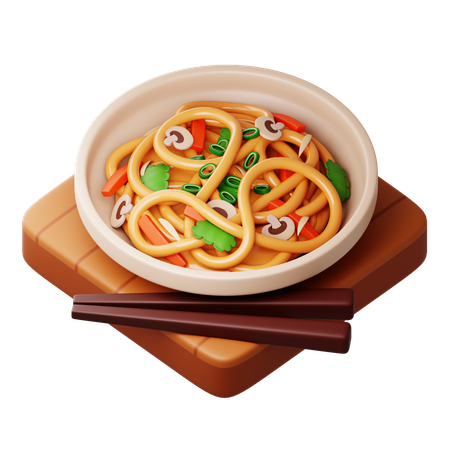 Yakisoba  3D Icon