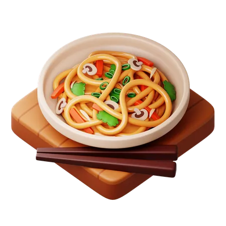 Yakisoba  3D Icon