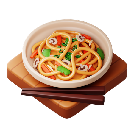 Yakisoba  3D Icon