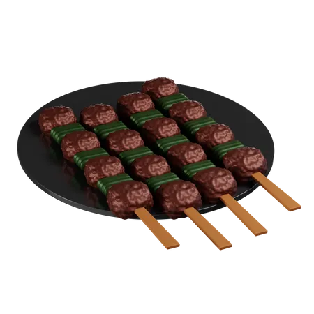 Yakitori  3D Icon