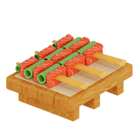 Yakitori  3D Icon