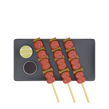 Yakitori  3D Icon