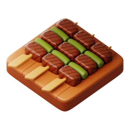 Yakitori  3D Icon