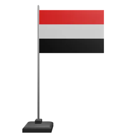 Yamen-Flagge  3D Icon