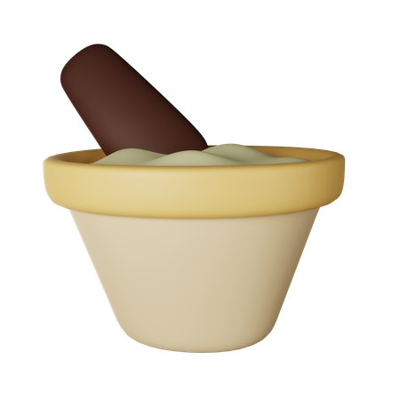 Yaourt glacé  3D Icon