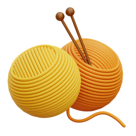 Yarn Ball  3D Icon