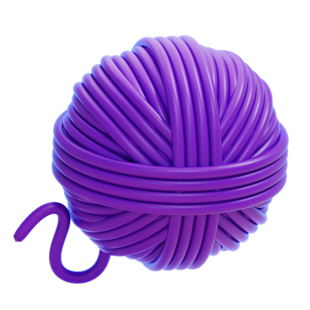 YARN BALL  3D Icon