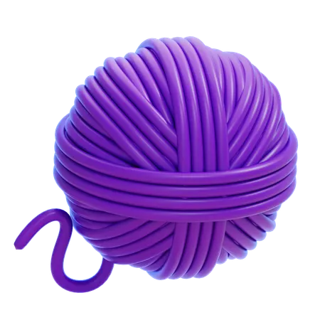 YARN BALL  3D Icon