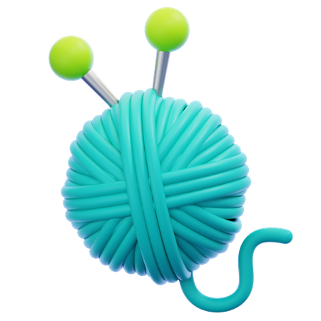 YARN BALL  3D Icon