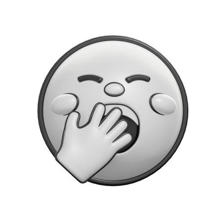 Yawning Face  3D Icon