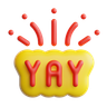 graphics of yay sticker