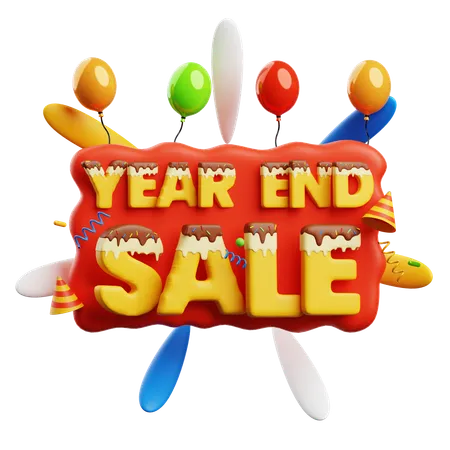 Year-End Sale  3D Icon