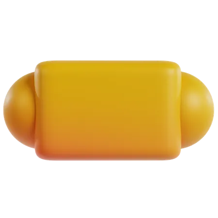 Yellow Basic Shape  3D Icon